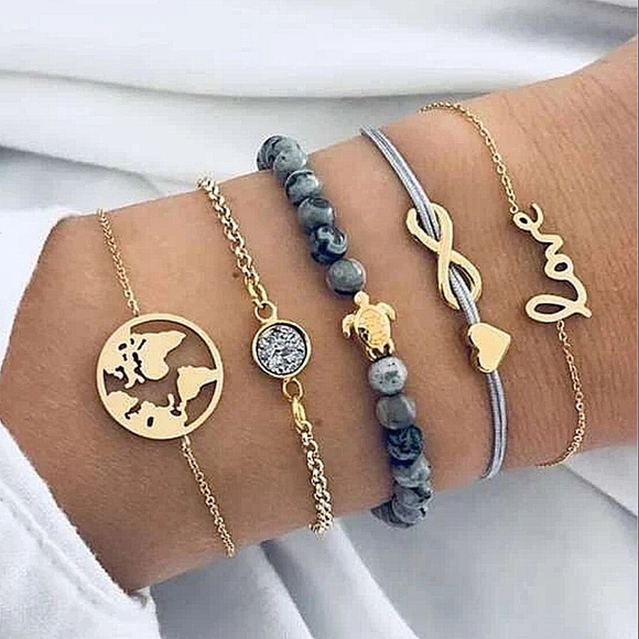 Aspire Within Jewelry - NEW BEADED BRACELET SET